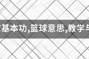 篮球训练教学视频基本功